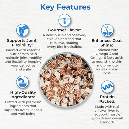 Drools Real Chicken Cod Sandwhich, Cat Treats Stick, 35gm | Rich in Protein, No Artificial Preservatives | Best for Training & Bonding | for Kitten & Adult