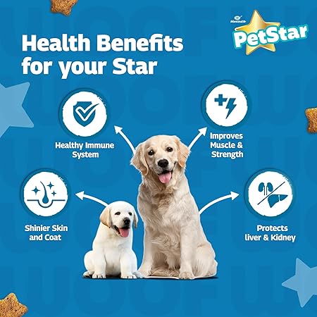 Mankind PetStar Starter Dry Dog Food (High Protein) for Mother & Puppy, 3kg (Pack of 2)| Improves Muscle & Strength, Supports Immunity, Protects Liver & Kidney