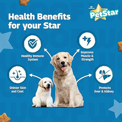 Mankind PetStar Starter Dry Dog Food (High Protein) for Mother & Puppy, 3kg (Pack of 2)| Improves Muscle & Strength, Supports Immunity, Protects Liver & Kidney