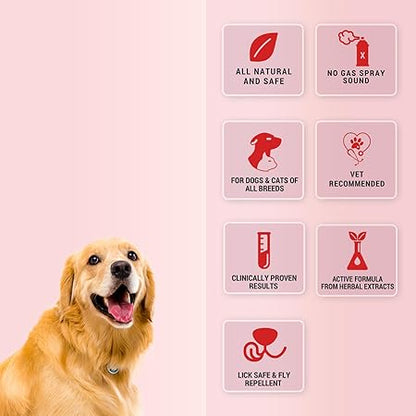 Natural Remedies Topicure Pet Wound Healing Spray, Lick Safe, Non-Irritant, Rapid Healing for Dogs and Cats, Puppies, All-Natural Ingredients, No Gas or Sound, Pet Friendly, Allergy Relief - 75ml