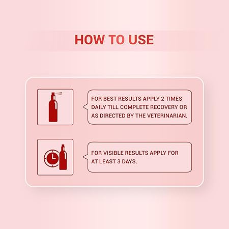 Natural Remedies Topicure Pet Wound Healing Spray, Lick Safe, Non-Irritant, Rapid Healing for Dogs and Cats, Puppies, All-Natural Ingredients, No Gas or Sound, Pet Friendly, Allergy Relief - 75ml