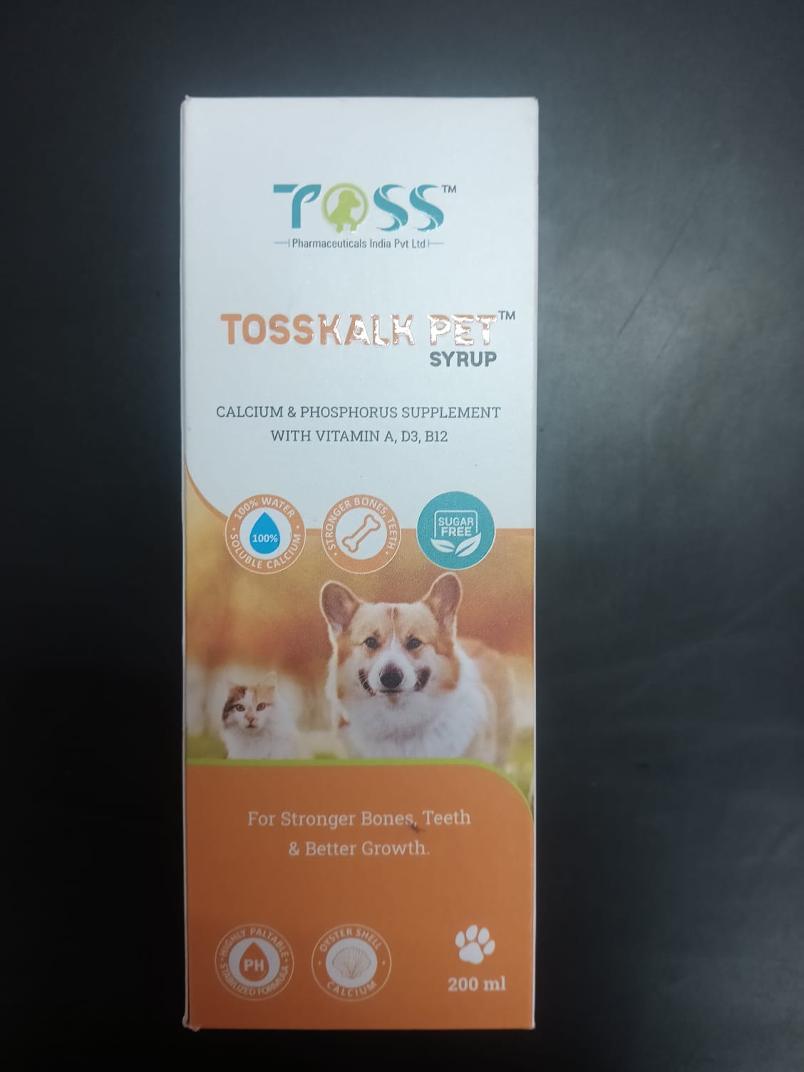 Tosskalk Pet Syrup 200ml