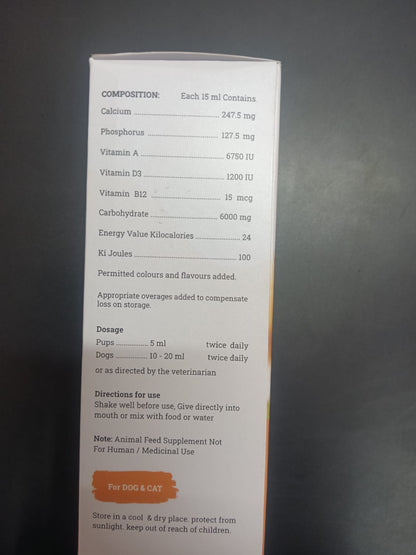 Tosskalk Pet Syrup 200ml