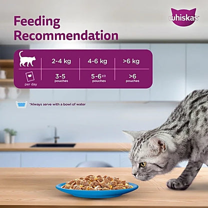 Whiskas Tuna In Jelly Pouch Adult Cat Wet Food 80 Gram