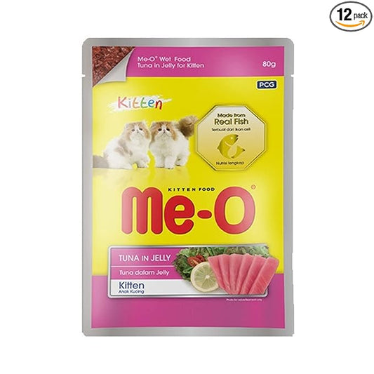 MeO Kitten Tuna Gravy Wet Food 80Gram