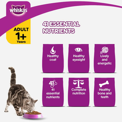 WHISKAS® Adult Dry Food, Chicken 3Kg