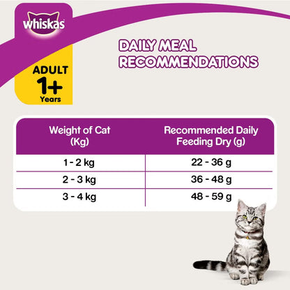 WHISKAS® Adult Dry Food, Chicken 3Kg