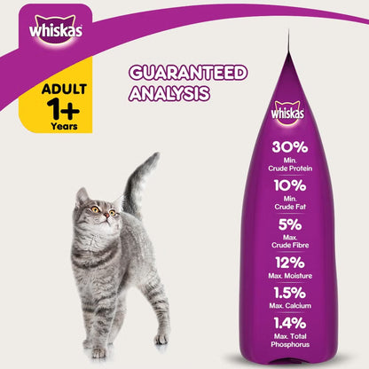 WHISKAS® Adult Dry Food, Chicken 3Kg